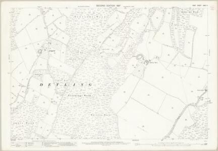 Kent XXXII.9 (includes: Boxley; Detling; Thurnham) - 25 Inch Map