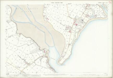Cornwall LXIV.16 (includes: Feock; Mylor) - 25 Inch Map