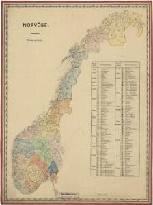 Statistikk kart 14: Norvège. Division médicale