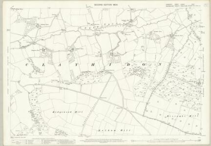 Somerset LXXXVI.5 & 9 (includes: Churchstanton; Clayhidon; Hemyock) - 25 Inch Map