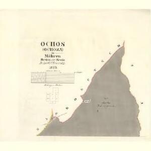 Ochos (Ochoza) - m2107-1-001 - Kaiserpflichtexemplar der Landkarten des stabilen Katasters