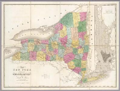 Map of New York.