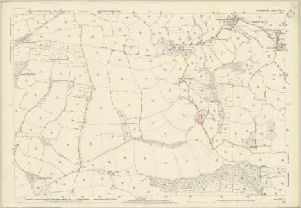 Devon LVI.9 (includes: Cadbury; Cheriton Fitzpaine; Stockleigh Pomeroy; Thorverton) - 25 Inch Map
