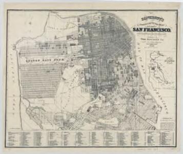 Bancroft's official guide map of city and county of San Francisco : compiled from official maps in surveyor's office