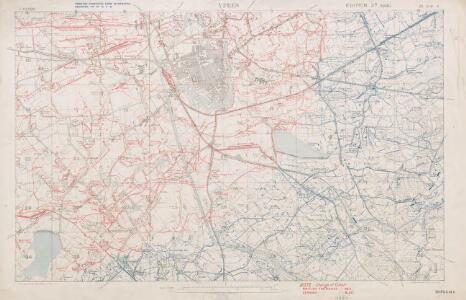 Ypres: trench maps