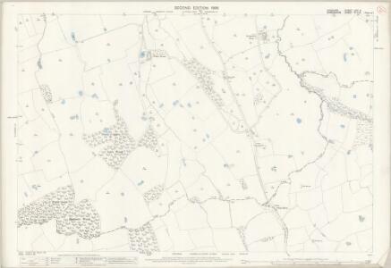 Cheshire LXVI.4 (includes: Bridgemere; Buerton; Checkley cum Wrinehill; Hunsterson; Woore) - 25 Inch Map