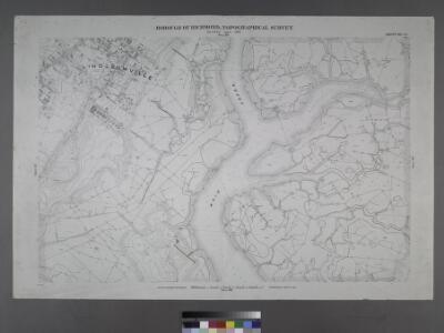 Sheet No. 44. [Includes Linoleumville (Travis), (New Springville), Main Creek and Springville Creek]; Borough of Richmond, Topographical Survey.