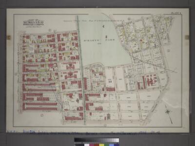 Plate 4: Part of Sections 9&10, Borough of the Bronx. [Bounded by E. 147th Street, Trinity Avenue, Dater Street, Southern Boulevard, E. 138th Street, Brook Avenue, E. 139th Street and Willis Avenue.]