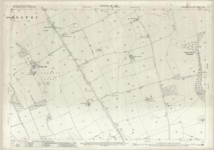 Yorkshire LXX.1 (includes: Ainderby Miers With Holtby; Aiskew; Kirkby Fleetham; Langthorne; Scruton) - 25 Inch Map