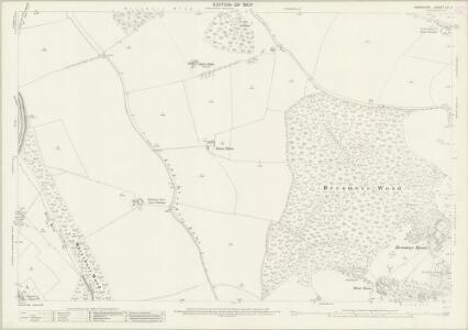 Hampshire and Isle of Wight LIV.7 (includes: Breamore; Whitsbury) - 25 Inch Map