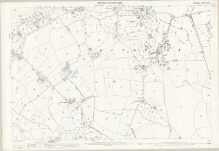 Cheshire LIV.12 (includes: Bickerton; Bulkeley; Egerton; Ridley) - 25 Inch Map