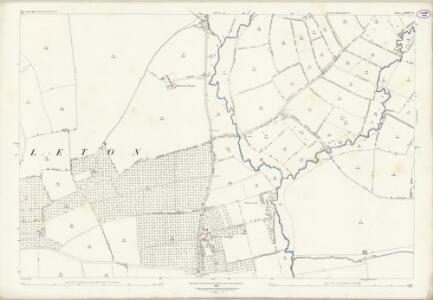 Worcestershire XXXIV.16 (includes: Bishampton; Naunton Beauchamp; Peopleton; Throckmorton) - 25 Inch Map