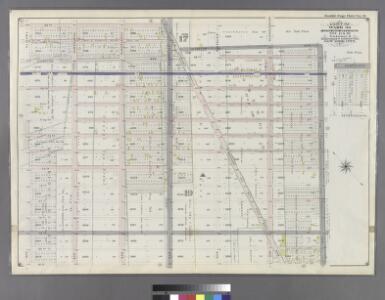Double Page Plate No. 21: [Bounded by 66th Street, Seventeenth Avenue, 65th Street, (Old Road from Flatbush to New Utrecht) Eighteenth Avenue, 81st Street and Twelfth Avenue.]