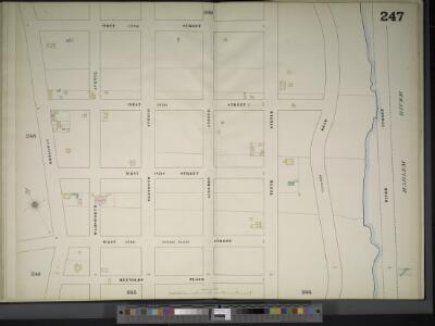 Manhattan, V. 11 1/2, Double Page Plate No. 247 [Map bounded by W. 187th St., Harlem River, Reynolds Place., Broadway]