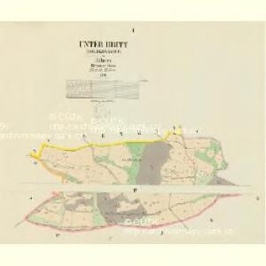 Unter Hbitt (Dolegssibitt) - c1286-1-001 - Kaiserpflichtexemplar der Landkarten des stabilen Katasters
