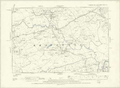 Yorkshire CLXVI.SW - OS Six-Inch Map