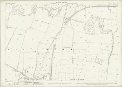 Hampshire and Isle of Wight LI.12 (includes: East Meon; Froxfield; West Meon) - 25 Inch Map
