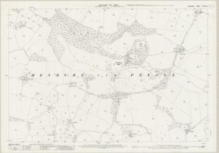 Cheshire XXXVI.10 (includes: Gawsworth; Henbury) - 25 Inch Map