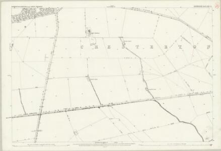 Oxfordshire XXII.12 (includes: Chesterton; Weston on the Green) - 25 Inch Map