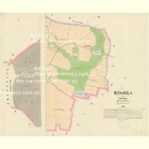 Wisoka - c8943-1-001 - Kaiserpflichtexemplar der Landkarten des stabilen Katasters