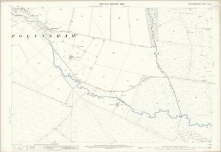 Northumberland (Old Series) XXVI.14 (includes: Beanley; Ditchburn; Eglingham; Shipley; Titlington) - 25 Inch Map