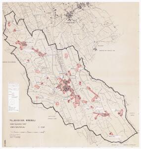 Knonau: Definition der Siedlungen für die eidgenössische Volkszählung am 01.12.1970; Siedlungskarte