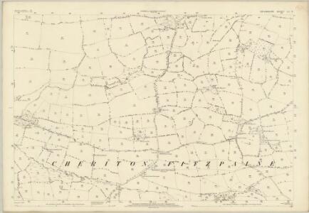 Devon LV.4 (includes: Cheriton Fitzpaine) - 25 Inch Map