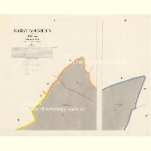 Kornhaus - c4885-1-001 - Kaiserpflichtexemplar der Landkarten des stabilen Katasters