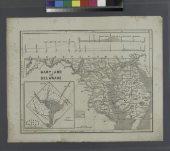 Maryland and Delaware.; The cerographic atlas of the United States. By Sidney E. Morse, A.M., and Samuel Breese, A.M.