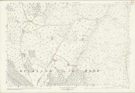 Devon CVIII.6 (includes: Ashburton; Buckland in the Moor; Widecombe in the Moor) - 25 Inch Map