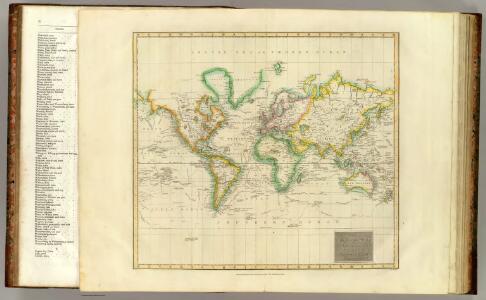 Hydrographical chart of the World.