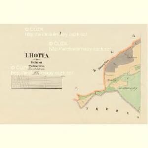 Lhotta - c4124-1-001 - Kaiserpflichtexemplar der Landkarten des stabilen Katasters