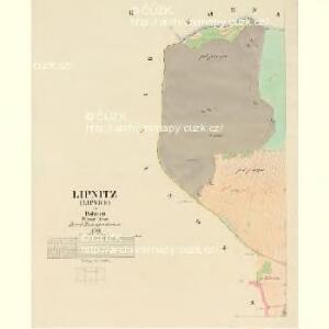 Lipnitz (Lipnice) - c4111-1-002 - Kaiserpflichtexemplar der Landkarten des stabilen Katasters