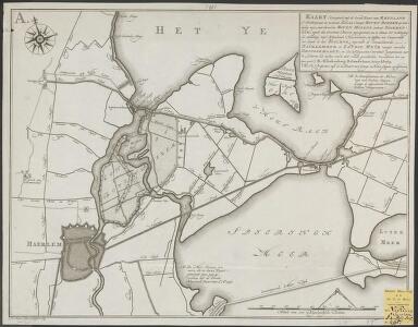 Kaart (gecopieert uyt de groote kaart van Rhynland d'AÂ° 1687) waar in vertoont word, een concept boven boezem op tweederley wyze, met derzelver boven molens omtrent Spaerendam ...