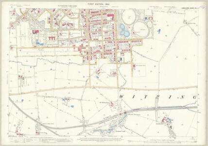 Lancashire CXI.2 (includes: Manchester; Stretford) - 25 Inch Map