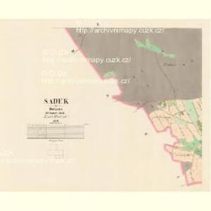 Sadek - c6733-1-002 - Kaiserpflichtexemplar der Landkarten des stabilen Katasters