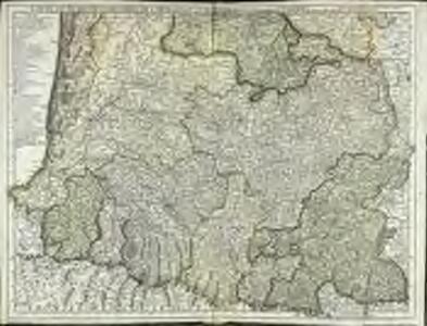Carte du Bearn de la Bigorre, de l'Armagnac, et des pays voisins