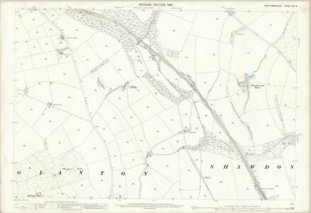 Northumberland (Old Series) XXX.8 (includes: Crawley; Glanton; Shawdon; Titlington) - 25 Inch Map