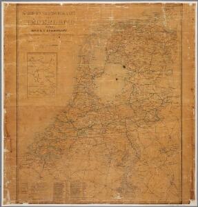 Spoor- en tramwegkaart van Nederland / door C.R.T. Kraijenhoff