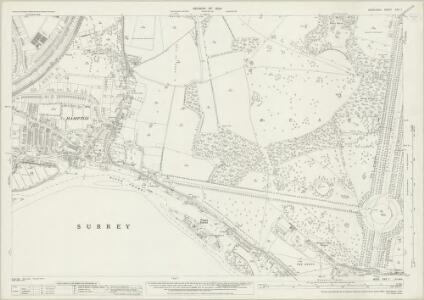 Middlesex XXV.7 (includes: East Molesey; Twickenham St Mary The Virgin; West Molesey) - 25 Inch Map