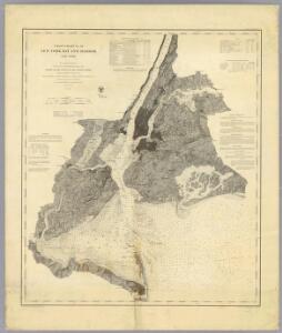 Coast Chart No. 20 New York Bay And Harbor, New York.