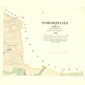 Pohorželitz - m2341-1-002 - Kaiserpflichtexemplar der Landkarten des stabilen Katasters