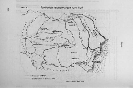 Territoriale Veränderungen nach 1920