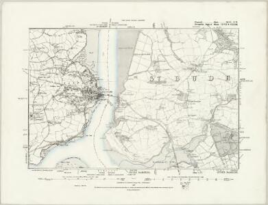 Cornwall XLV.NE - OS Six-Inch Map