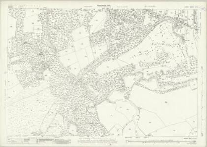 Surrey XVII.8 (includes: Cobham; Ockham; Walton Upon Thames; Wisley) - 25 Inch Map