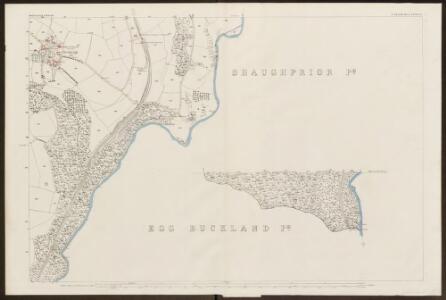 Devon CXVIII.6 (inset CXVIII.9 & CXVIII.10) (includes: Bickleigh; Plymouth; Shaugh Prior; Sparkwell) - 25 Inch Map