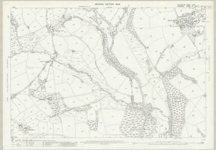 Devon LXXIV.1 (includes: Clawton; North Tamerton; Tetcott) - 25 Inch Map