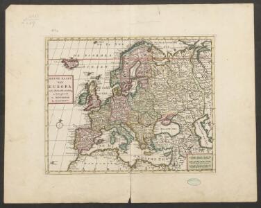 Nieuwe kaart van Europa na de alderlaatste ondekking int licht gebracht, te Amsterdam by Isaak Tirion