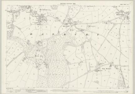 Essex (1st Ed/Rev 1862-96) LIII.11 (includes: Danbury) - 25 Inch Map