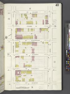 Queens V. 2, Plate No. 40 [Map bounded by 11th Ave., Grand Ave., 6th Ave., Vandeventer Ave.]